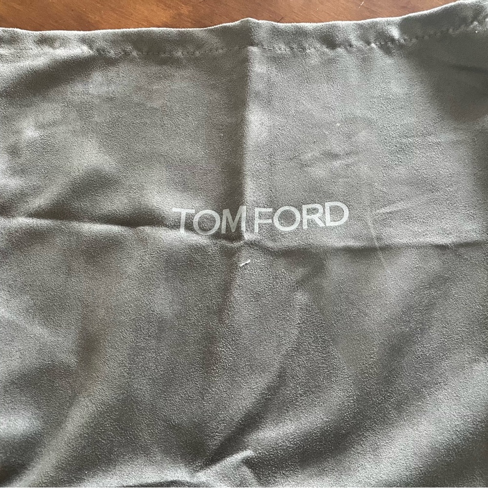 Tom Ford Black Logo Drawstring Dust Bag Travel Shoes Pillow. 26” X 27” View 2